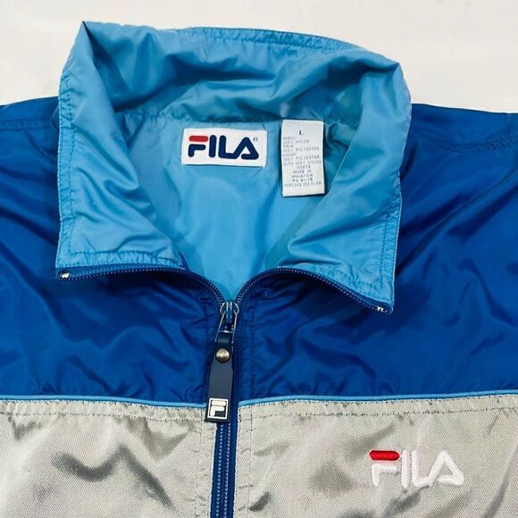 Vintage FILA Embroidered Lightweight Windbreaker Jacket - Picture 5 of 7